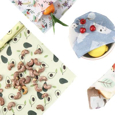 China Beeswax Food Wrap Plain Weave Food Wrap Rolls Protect The World Earth Design for sale