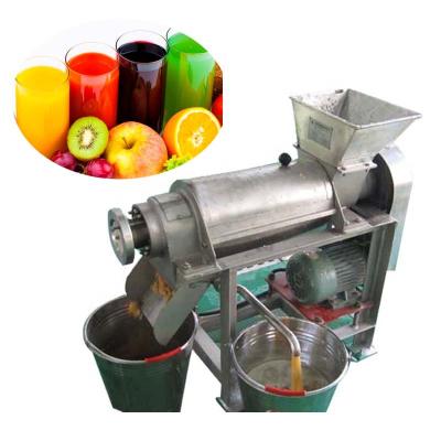 China Fruit Processing Plant Automatic Fruit Juice Extractor Machine /Spiral Cold Press Squeezer for sale