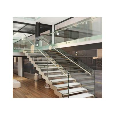 China Safety Tempered 10mm 8mm Toughened Glass Panel For Stairs Ceiling à venda