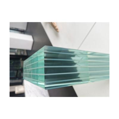 China Anti Glare 1.52 Mm Clear PVB Epoxy Clear Plexiglass Panels Fiber Tempered For Curtain Wall for sale