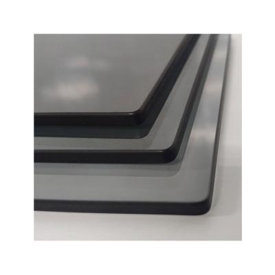 China Cheap Price production line unbreakable custom-Made tinted black grey rawRaw 4ft x 8ft float glass sheets for auto sunro for sale