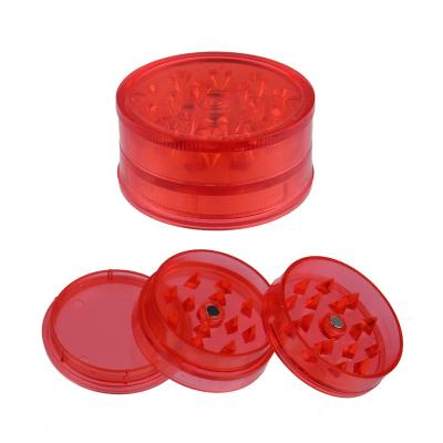 China Eco-Friendly Factory Hot Selling Plastic Tabacoo Metal Resin Smoke Grinder 4 Layers Of 65mm Diameter Zinc for sale