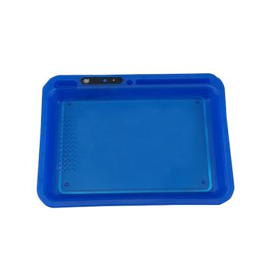 China Eco-Friendly 2023 Factory Sale Famous Brand Service Blue Green Custom Roll Scale Led Rolling Trays for sale