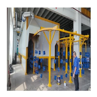 China Hotels Semi-Automatic Powder Coating Line Equipment manufacturer for sale