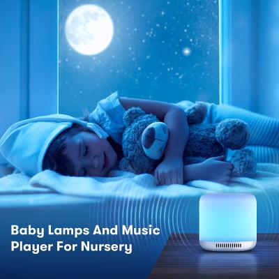 China White Noise Machine with 34 Music Night Light Soothing Rechargeable Portable Sleep Suitable for Infants and Adults 1800mAh for sale