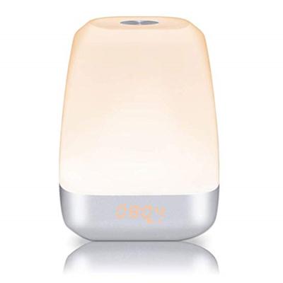 China Modern Sunrise Simulate Wake Up Light With 5 Nature Music Alarm Clock Wake Up Light For Kids And New Model Adult for sale