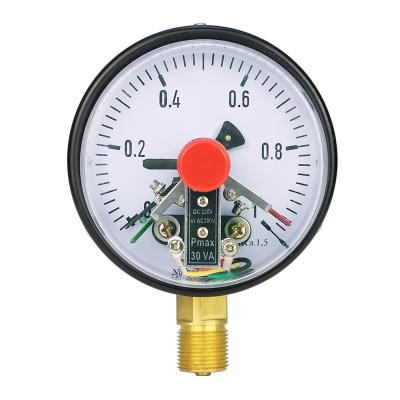 China YXC100 Magnetically Assisted Electric Contact Pressure Gauge Vacuum Indicated Pressure Controller Air Pressure Gauge YS-60A for sale