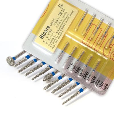 China Cleaning & High Quality Silver Endodontic Diamond Teeth Filling Burs Dental Office for sale