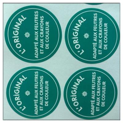 China Product round paper label sticker made in guangzhou , Custom print labels for sale