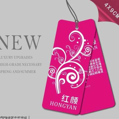 China Custom paper hang tags, garment tags, jacket tags,custom logo printed paper hang tags swing tags for sale