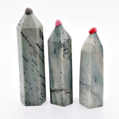 China China Mineral Quartz Obelisk Amethyst Tower Column Simple Acute Ore Natural Mineral Crystal Rose Quartz Healing Stone Energy for sale