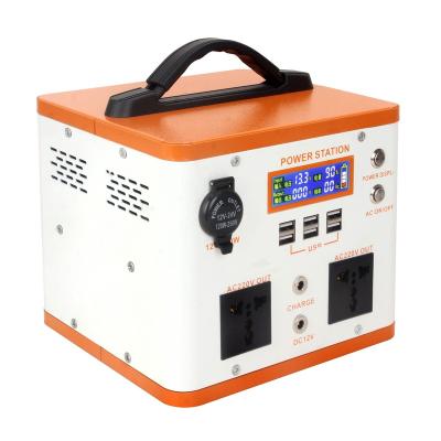 China 500W Cigar Lighter OEM ODM 500W Lifepo4 Battery Supply Power Station Outdoor Portable Solar Power Station for sale