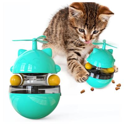 China Viable Interactive Cat Toys Cat Ball Interactive Pet Driver Food Dispenser for sale