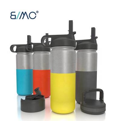 China Business Powder Coating Stainless Steel Water Bottle Ice Cream Thermos Drinkable Custom Hydraulic Flask Double Walled for sale