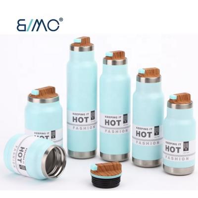 China 2020 New Logo Metal Camp Hydro Sport Viable Design Customized Water Bottle To Increase Gym Water Bottle Outdoor Vacuum Flasks for sale