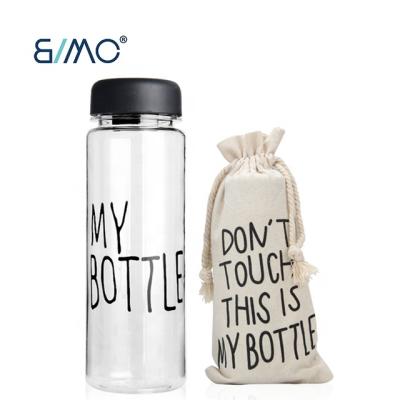 China Plastic 18oz Clear Viable Daily Use My Water Bottle With Dome Lid Fruit Tumbler Cup Outdoor Sport Travel Mug Easy To Carry Bottle for sale