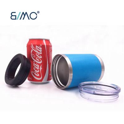 China Sustainable 2 in 1 Lowball Plus Beer Cooler With Lids Custom Can Cooler Stainless Steel Box Custom Cooler Steel Tumbler for sale