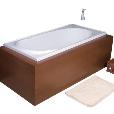 China Incorporated factory produce acrylic drop in bathtub 1800 for sale