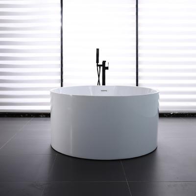 China Cheap Free Round Baby Bathtub Acrylic Seamless Freestanding Bathtub for sale