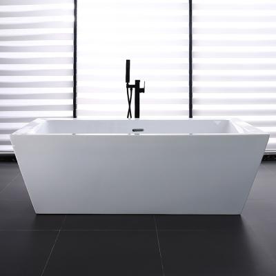 China Freestanding Classic Acrylic Bathtub Shower Spa Freestanding Soaking Tubs for sale