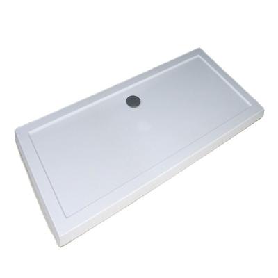 China Modern Custom Acrylic Reinforced Low Fiberglass Shower Base / Shower Tray for sale