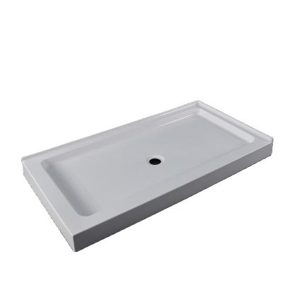 China Custom Made Traditional Shower Base For America / Canada Double Thresholds / Portable Acrylic Shower Trays 60x32 for sale