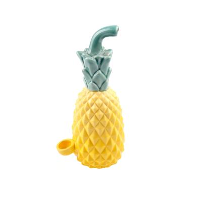 China CREATIVE Hose Mugs Wholesale Herb Novelty Coffee Mugs 3D Pineapple Hose Ceramic Mug for sale