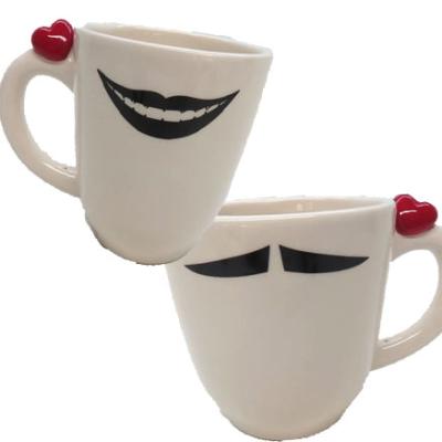 China His & Hers CREATIVE coffee mugs couple mugs set wedding mug valentines day gifts, for sale