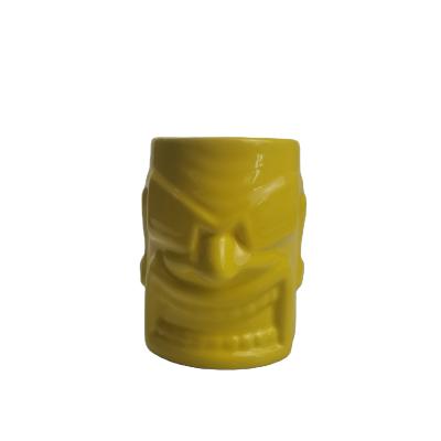 China Wholesale CREATIVE Tiki Mugs Ceramic Hawaiian Party Mugs Custom Made Ceramic Mugs for sale