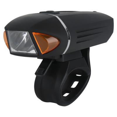 China Plastic Super Bright USB Rechargeable Bike Light Front Headlight 600lumen XPG Led Warning Horn Bicycle Light for sale