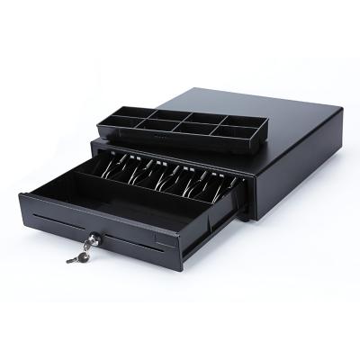 China Black color High performance 415 shopkeep retail supermarket restaurant bill safe Cash Register Drawer for POS system for sale