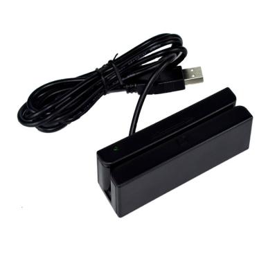 China China Manufatcurer of Black MSR 009 POS System Machine Magnetic Stripe Card Reader USB MSR Card Reader for sale