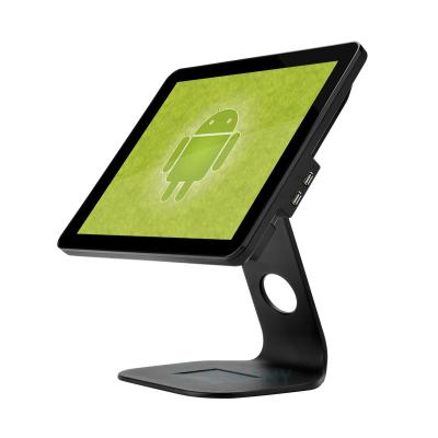 China Single 15 inch LCD Monitor Point of Sale Cash Register for small business retail vending Android POS terminal for sale