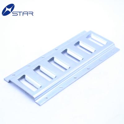 China 021115 Steel Trailers Cargo Track Bar Control Truck Curtain Parts Steel Guard Plate for sale