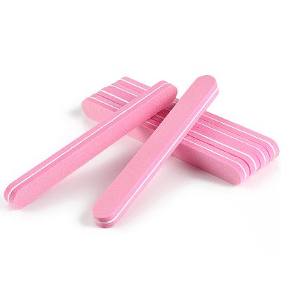 China SML 2021 Easy Hot Seller Professional Wholesale Finger Polish Pink Nail File Customized New With Logo for sale