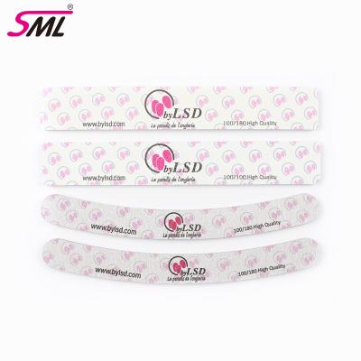 China Original Customized Pink Nail Salon Art Nail Tools Newest Design Finger Nail+foot SML Gel Nail File for sale