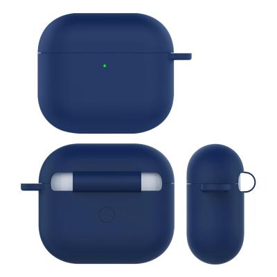 China Anti Air Pods Silicone Lost Blue Tooth Wireless Earphone Case For AirPods Cover Device Skin Accessories For Airpods Charging Box for sale