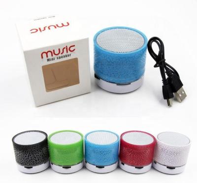 China 2021 Latest Mini Speaker Colorful LED Light A9 Wireless Portable Speaker Universal For All A9 Mobile Phones for sale