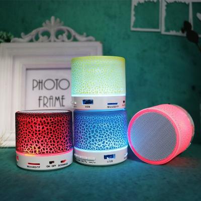 China In A9 Mini Running Colorful Light LED Speaker Wireless Portable Speaker Universal For All A9 Mobile Phones for sale