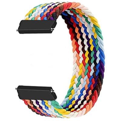 China Replcement High Quality Nylon Watch Band Buckle Watch Straps 20mm Soft Fabric Elastic Watch Bands 22mm For SAMSUNG Galaxy HUAWEI for sale