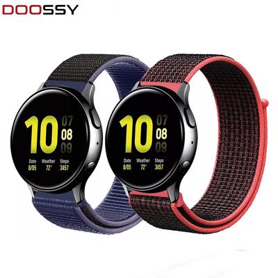 China Replcement Watch Band Factory Supplier OEM&ODM Breathable Nylon Watchband For HUAWEI Watch Replacement Buckle Watch Band 20mm 22mm for sale