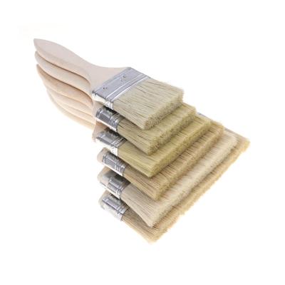 China Soft and elastic plant provides natural wooden handle super fine synthetic fiber animal hair absorbent brush for sale