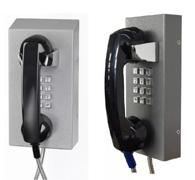 China Indoor Analog PSTN Phone , Inmate Visitors Hotline Vandal Resistant Telephone for sale