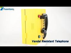 Wall Mounted Vandal Resistant Telephone IP66 Stainless Steel