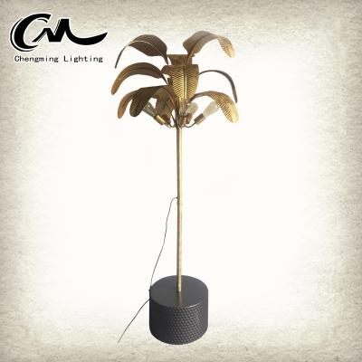 China EUROPEAN modern palmtree floor lamp 5 lights standing lamp living room home decor for sale