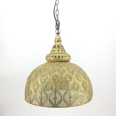 China Hotel Residence Home Decorative Moroccan Brass Pendant Lamp for sale