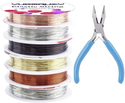 China Jewelry Making Supplies 12 Rolls Earrings Making Craft Wire And Jewelry Beading Wire For Jewelry Repairing Supplies Jewelry for sale