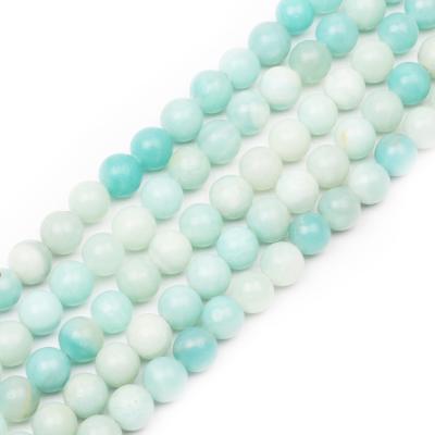 China Natural Lasting Color Around Loose Gemstone Crystal Energy Stone Loose Stone Beads Beads Necklace Volume for sale