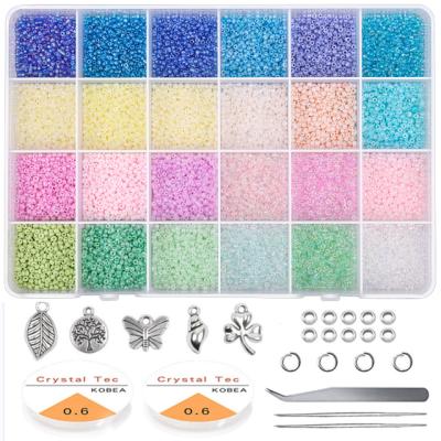 China Jewelry Making Small Craft M017 Beads With Tool Kit For DIY Craft Bracelet Jewelry Making for sale