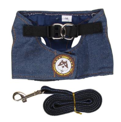 China Small Animals Pet Dog Leash Set Cloth Dog Collar Pet Supplies Harness Safety Leash Safety Dog Leash for sale